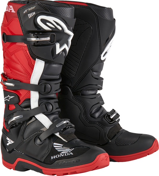 Tech 7 Enduro Drystar Boots - Black/Red - Us 12 2012723-1303-12