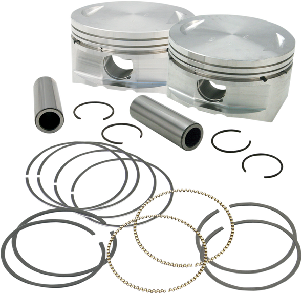 S&S Cycle Piston Kit - For 97" Big Bore Kit - 3.927" - +.010 106-4414