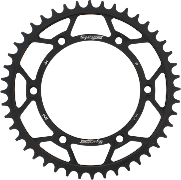 Supersprox Steel Rear Sprocket - 44 Tooth Rfe-808-44-Blk