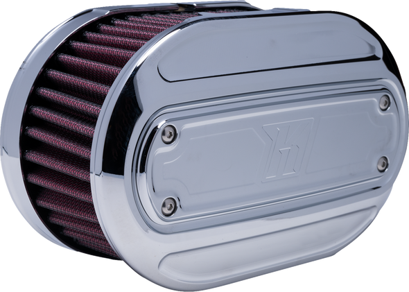 Oval Air Cleaner Kit - Chrome - Touring K29247