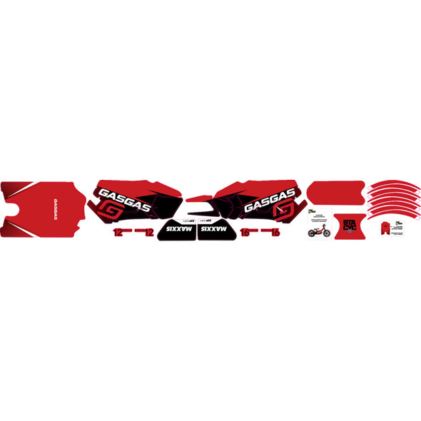 D'Cor Visuals Stacyc Stability Cycle Graphic Kit - 12" & 16" - Gasgas 10-80-209