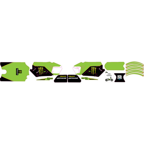 D'Cor Visuals Stacyc Stability Cycle Graphic Kit - 16" - Brushless - Mek 10-80-201B