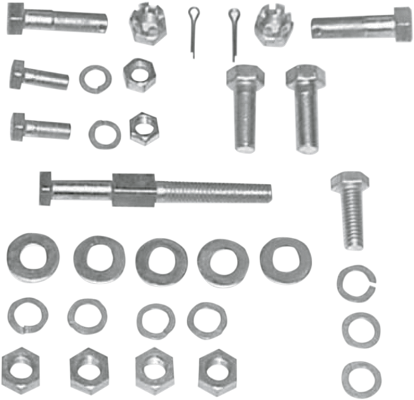 Colony Mount Kit - Transmission - Big Twin - Cadmium 8232-26