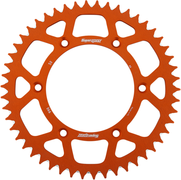 Supersprox Rear Sprocket - Orange - Ktm/Husqvarna/Husaberg - 50 Tooth Ral-990-50-Org