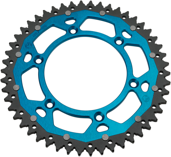 Moose Racing Dual Sprocket - Blue - 51 Tooth 1210-251-51-12X