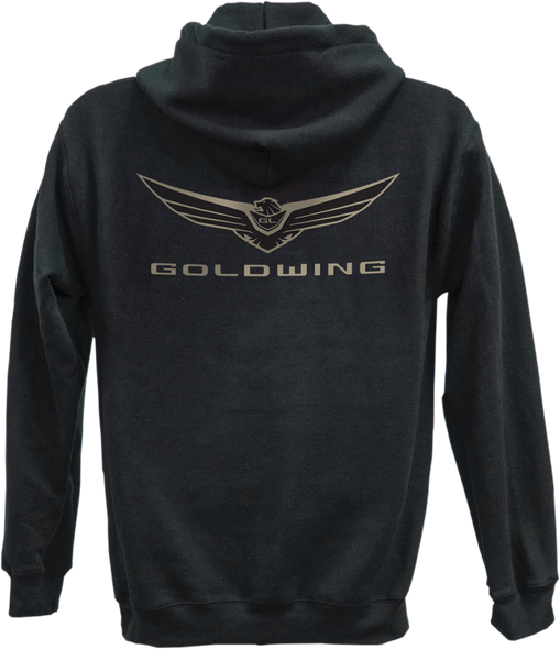 Factory Effex Goldwing Icon Zip-Up Hoodie - Black - Large 25-88804