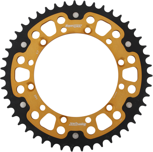 Supersprox Stealth Rear Sprocket - 47 Tooth - Gold - Kawasaki/Suzuki Rst-460-47-Gld