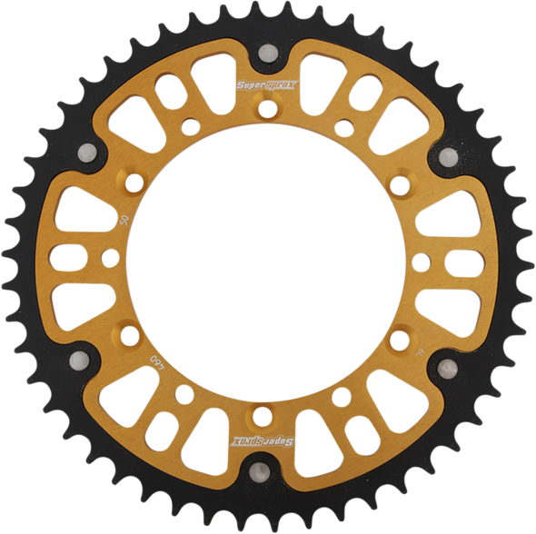 Supersprox Stealth Rear Sprocket - 50 Tooth - Gold - Kawasaki/Suzuki Rst-460-50-Gld