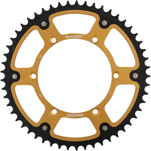 Supersprox Stealth Rear Sprocket - 53 Tooth - Gold - Kawasaki/Suzuki Rst-460-53-Gld