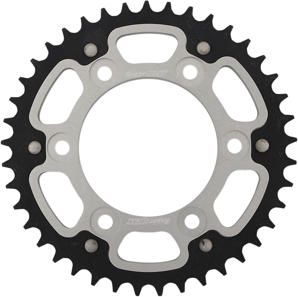 Supersprox Stealth Rear Sprocket - 41 Tooth - Silver - Ducati Rst-735-41-Slv