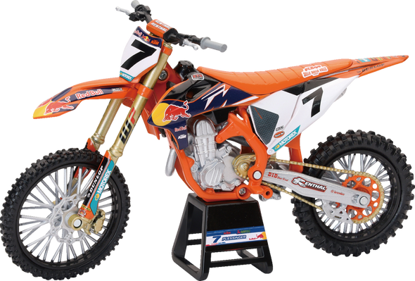 Red Bull Ktm 450 Sx-F - Aaron Plessinger - 1:12 Scale - Orange/Black/White 58363