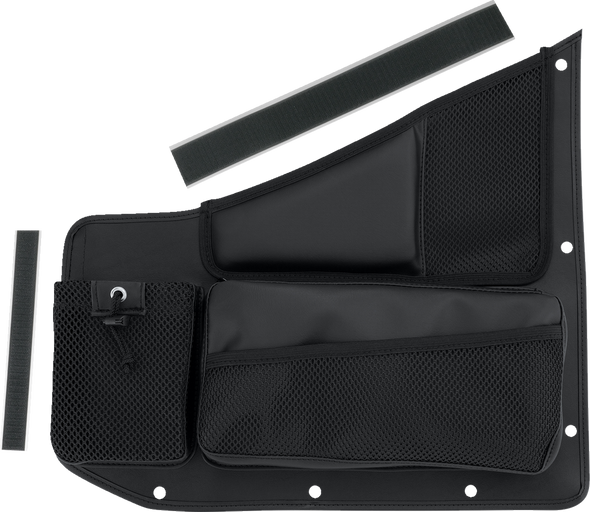 Show Chrome Kaliber Side Organizer - Driver And Passenger - Black H44-7Bk