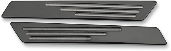 Drag Specialties Saddlebag Hinge Inserts - Black - Fl '14-'22