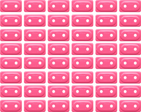 Woody'S Support Plates - Pink - Double - 48 Pack Adg-3820-48