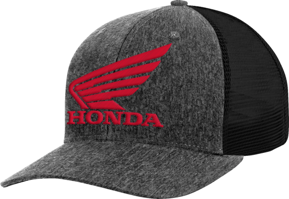 Honda Apparel Honda Trucker Hat - Charcoal/Red Np21A-H3163