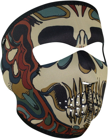 Zan Headgear Full-Face Mask - Psych Skull Wnfm179