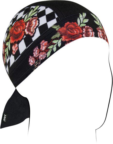 Zan Headgear Flydanna Sportflex - Checkered Floral Zl421