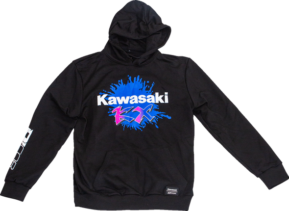 D'Cor Visuals Kawasaki Factory Sweatshirt - Black - 2Xl 85-213-5
