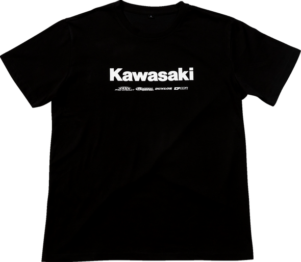 D'Cor Visuals Kawasaki Racing T-Shirt - Black - 2Xl 80-119-5