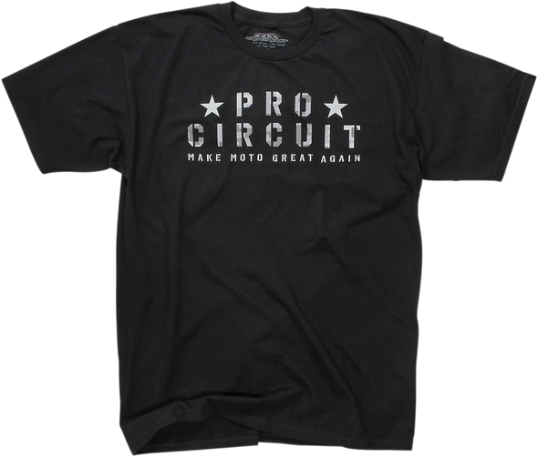 Pro Circuit Flag T-Shirt - Black - 3Xl 6411810-60