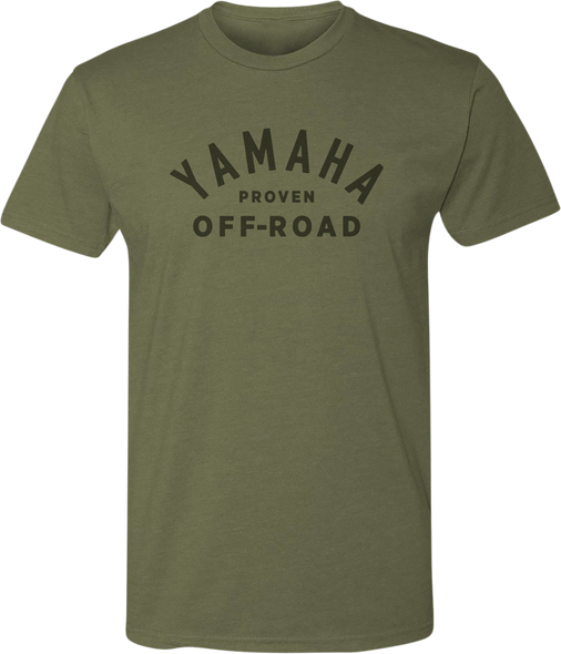 Yamaha Apparel Yamaha Proven Off-Road T-Shirt - Olive Green - Small Np21S-M1800-S