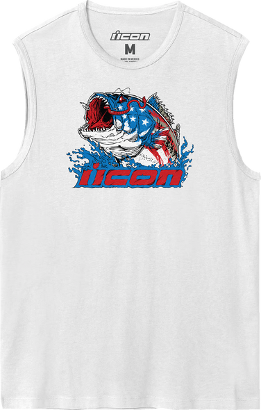 Icon American Basstard Tank Top - White - Small