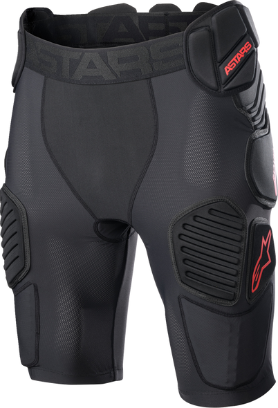 Bionic Pro Protection Shorts - Black/Red - Medium 6507523-13-M