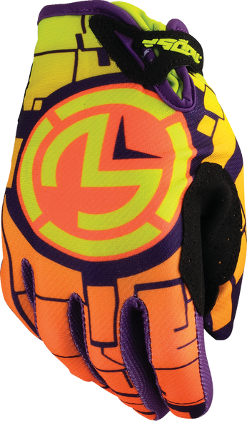 Youth Sx1 Gloves - Orange/Green - Medium 3332-1889