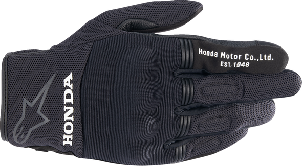 Honda Copper Gloves - Black - Large 3568321-10-L