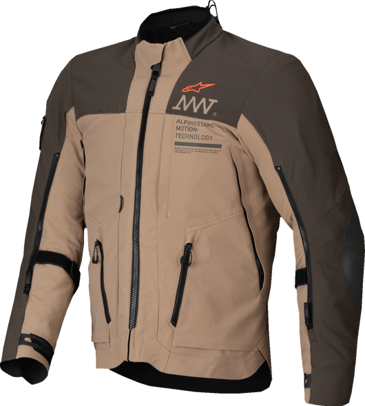 Amt-8 Stretch Drystar Xf Jacket - Dark Brown/Dark Khaki - Small 3200425-8018-S