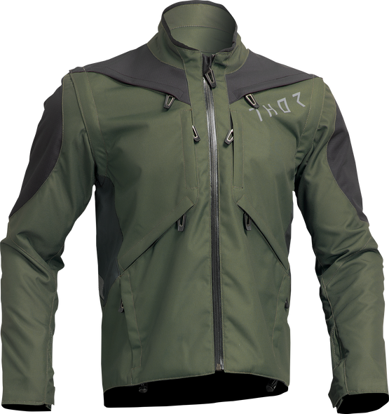 Thor Terrain Jacket - Army Green/Charcoal - Large