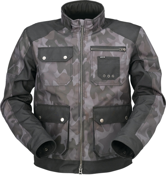 Z1R Camo Jacket - Camo Gray/Black - Xl