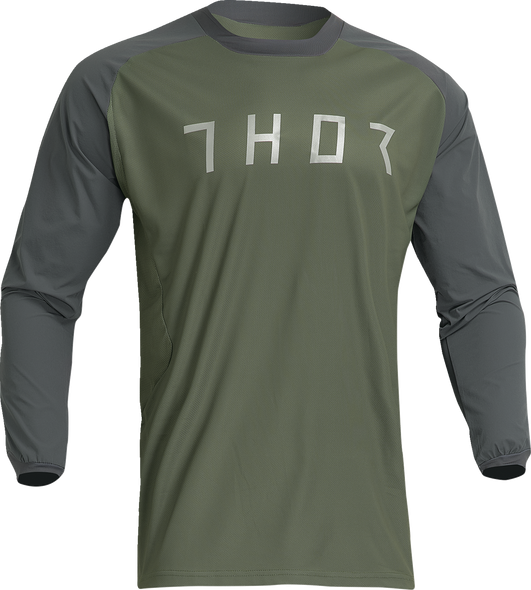 Thor Terrain Jersey - Army/Charcoal - Large
