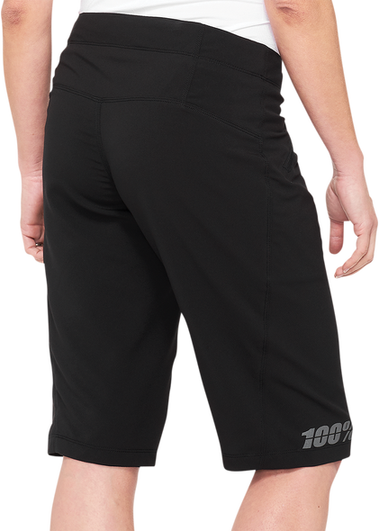 100% Women'S Ridecamp Shorts - Black - Medium 40037-00001