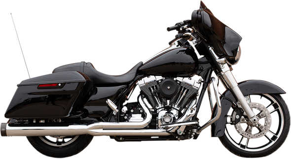 S&S Cycle 2-Into-1 Exhaust For '95-'16 Fl - Chrome 550-0776