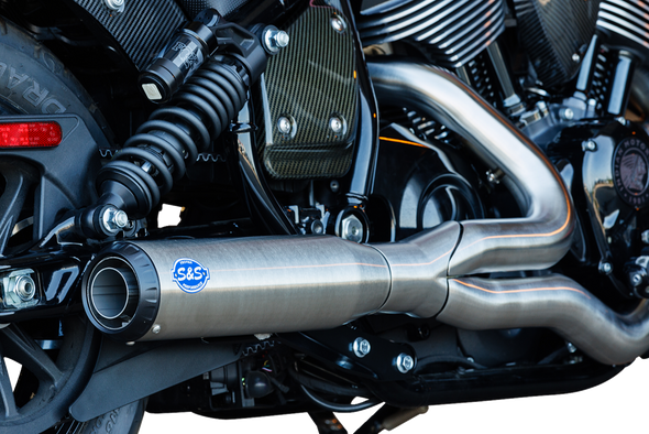 2-Into-1 Qualifier Exhaust System - Stainless - Race Only - Indian Chief 550-1117
