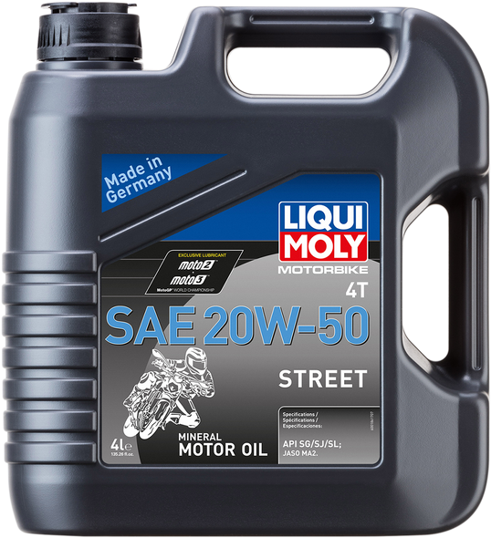 Liqui Moly Street 4T Oil - 20W-50 - 4 L 20064