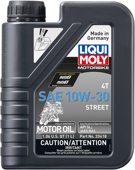 Liqui Moly Street 4T Oil - 10W-30 - 1 L 20418