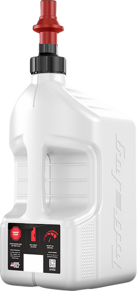 Tuff Jug - Container - With View Strip/Ripper Cap - White - 5.3 Us Gal Wurrvs20