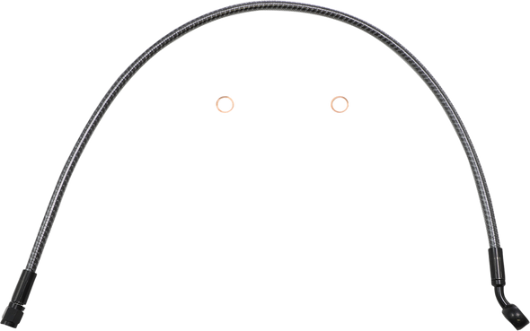 Magnum Shielding Brake Line - Front - 3/8" - 35 - 25" - Karbonfibr 77125