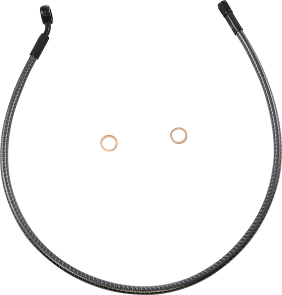 Magnum Shielding Brake Line - Front - 12 Mm - 35 - 28" - Karbonfibr As778128