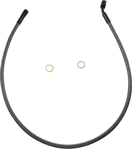 Magnum Shielding Brake Line - Front - 12 Mm - 35 - 30" - Karbonfibr As778130