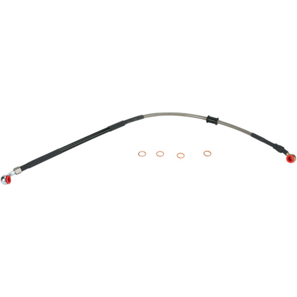 Moose Racing Brake Line - Rear - Stainless Steel - Crf450R H02-2-027/P
