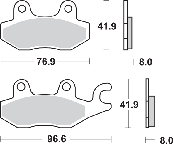 Sbs Ls Brake Pads - 638Ls 638Ls