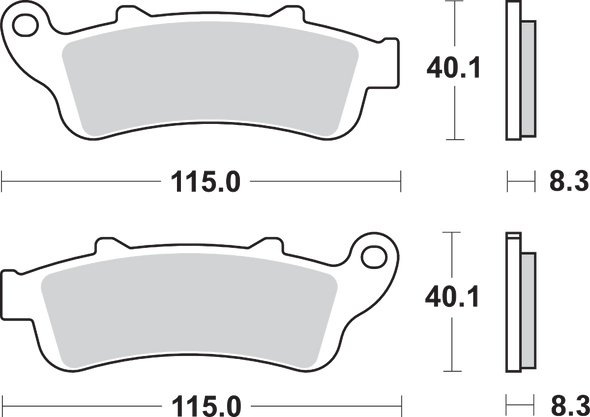 Sbs Hs Brake Pads - 735Hs 735Hs