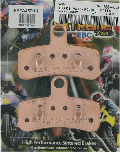 Ebc Brake Pads - Harley-Davidson - Epfa457Hh Epfa457Hh