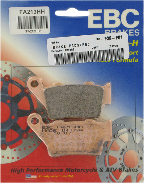 Ebc Hh Brake Pads Fa213Hh