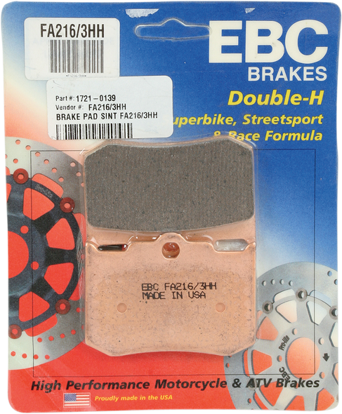 Ebc Hh Brake Pads Fa216/3Hh