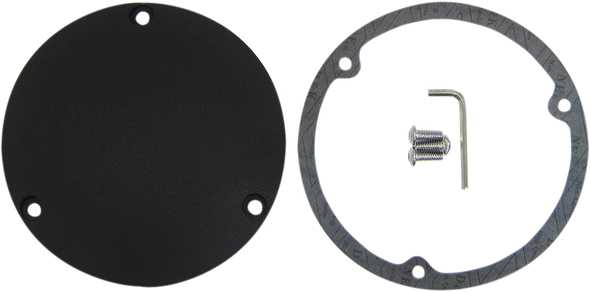Drag Specialties Derby Cover - Wrinkle Black