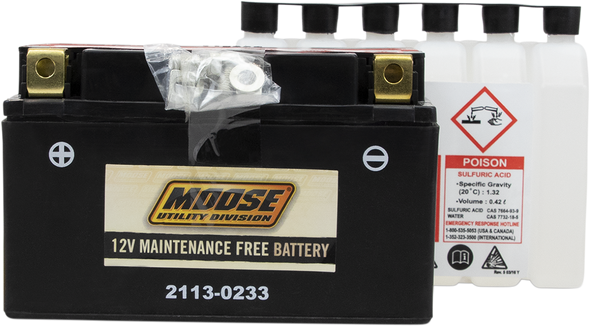 Moose Utility Agm Battery - Ytz10S Mtz10S-Bs